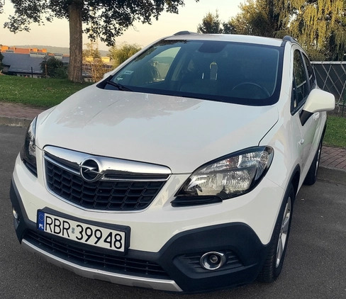 Opel Mokka cena 48500 przebieg: 155000, rok produkcji 2015 z Brzozów małe 704